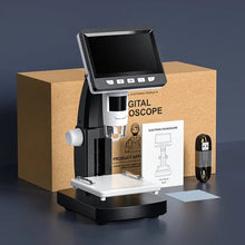 4.3 Inch 1000X Digital Microscope, Coin Magnifier, 8 LED Real Shot Rendering Computer Microscope Electron Biological Microscope