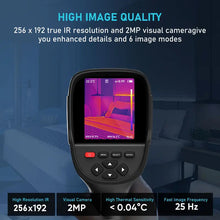 256x192 Thermal Imaging Camera With Dual-Light Fusion, -4to1022°F, Handheld Infrared Thermal Imager For Home Inspection HVAC Electrical Plumbing Leak Detection And Mechanical Maintenance