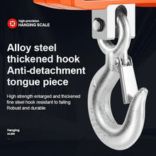 1500kg Digital LCD Display Crane Scale High Load Portable Electronic Heavy Duty Weight Hook Crane with 3 Units Conversion Function