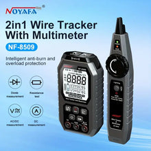 NOYAFA NF8509 TDR Network Cable Tester With Multimeter Tester, RJ45/RJ45 Network Cable Tester, RJ11/CAT5/CAT6-NCV Anti-burning AC And DC Voltmeter, POE Network