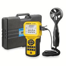 BTMETER BT-846A Pro HVAC Anemometer Measures Wind Speed Wind Flow Wind Temperature CFM Air Flow Velocity Meter With Backlight MAX MIN AVG