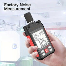 Professional Digital Sound Level Meter HT602A/B - ABS Material, Battery Powered Noise Decibel Monitoring with Backlight, Auto Power Off, 30-130dBA Range, Precision ±1dB - No Assembly Required