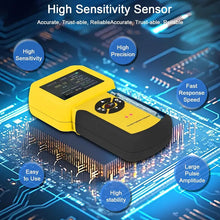 HOLDPEAK Geiger Counter Nuclear Radiation Detector, Radiation Dosimeter Beta Gamma X-ray Detection Meter With LCD Display, Rechargeable Radiation Monitor Meter With 5 Dosage Units Switched, RH, Temp