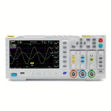 FNIRSI-1014D Desktop Oscilloscope, 2 In 1 Digital Oscilloscope DDS Signal Generator, 7 Inch TFT LCD Display Screen, Dual Channel Input, Capture Output Signal Function, 100MHz* 2 Ana-log Bandwidth, 1GSa/s Sampling Rate, 1GB Storage Space
