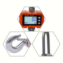 1000KG Hanging Scale Digital LCD High Precision Heavy Crane Scale Remote
