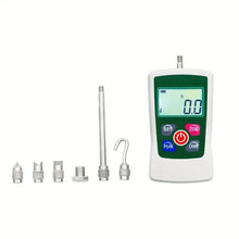 500N Digital Force Gauge High-Precision Push-Pull Meter for Tension & Compression Testing (N, kg, lb, oz) Real-Time/Peak/First Peak Modes Ideal for Quality Control & Material Testing