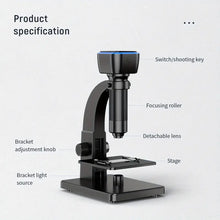 Electron microscope detector High definition high times Service table with lamp 2000x magnifying glass Wireless portable industrial microscope