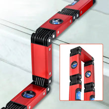 28in Aluminum Alloy Foldable Carpenter's Ruler, High Accuracy, No Assembly-Perfect for Carpentry & Home Decor