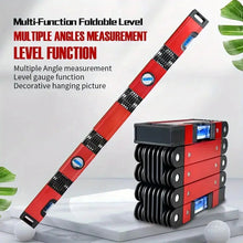 28in Aluminum Alloy Foldable Carpenter's Ruler, High Accuracy, No Assembly-Perfect for Carpentry & Home Decor