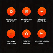 1500kg Digital Crane Scale Industrial Heavy Duty Hanging Scale, LED Display, High Accuracy