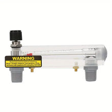 0.1-0.5GPM Water Liquid Flow Meter Tool Flowmeter Water Liquid Inline Flowmeter Rotameter Adjustable Knob Panel Type, Female Thread 1/ 4 Inch Inch BSPT