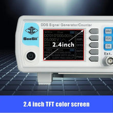 Professional Upgraded DDS Signal Generator Counter, Seesii 60MHz LCD Display High Precision 200MSa/ s Dual-Channel Arbitray Waveform Function Generator Frequency Meter