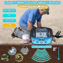 Metal Detector Underground Professional Depth profundity Scanner Search Finder Gold Detector Treasure Hunter Pinpointer 10 inch coil(Battery not included)