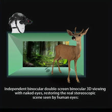 NV8300 Night Vision Binoculars Camera - Advanced Night Vision, Immersive 3D Viewing, Head Mounted, High-Quality Goggles, Built-in Camera and Camrecorder for Simulation and Military Games - Naked Eye Viewing, High-Performance NV8300 Model