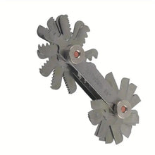 Stainless Steel 60 Degree Screw Pitch Measuring Tool Whitworth Screw Pitch Thread Plug Gage for Checking Tool Angle While Cutting Threads, Applied to Measure Thread and External Thread Tooth Pitch, and Versatile Gauge for Metal Turning Lathes, Gauges