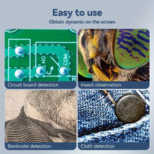 2 Million Pixels 1080P Microscope USB Mobile Phone and Computer Connection Photo/ video Mode Portable Microscope with 8LED Light Bendable Stand