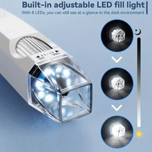 2 Million Pixels 1080P Microscope USB Mobile Phone and Computer Connection Photo/ video Mode Portable Microscope with 8LED Light Bendable Stand