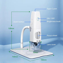 2 Million Pixels 1080P Microscope USB Mobile Phone and Computer Connection Photo/ video Mode Portable Microscope with 8LED Light Bendable Stand