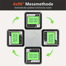 1pc, Digital Angle Meter Magnetic LCD Digital Level Tool, Protractor Inclinometer Level Backlight Portable Angle Measurement Tool Measuring Instrument for Woodworking Construction