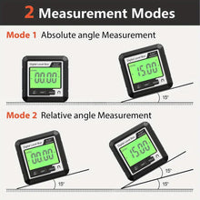 1pc, Digital Angle Meter Magnetic LCD Digital Level Tool, Protractor Inclinometer Level Backlight Portable Angle Measurement Tool Measuring Instrument for Woodworking Construction