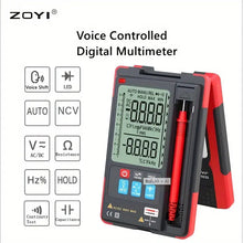 ZOYI Digital Multimeter Voice Controlled Intelligent Convenient Handle Multi-function Ammeter Voltmeter Capacitor Tools