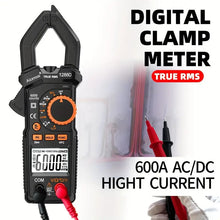 Aicevoos Digital Clamp Meter AC/DC Current 6000 Counts 600A Current Auto Rang Clamp True RMS Multimeter Ammeter Voltage Tester Ohm NCV