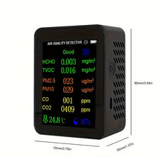 New Air Quality Meter 9in1 PM2.5 PM10 TVOC HCHO AQI Temperature Humidity Tester
