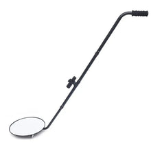 12" Car Convex Mirror Acrylic Adjustable Inspection Mirror LED Lamp Flashlight