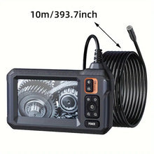 Endoscope Camera with Light - Inspection Borescope Camera with 4.3" IPS Screen, 1920P HD Snake Camera with 8 LED Lights, 16.4FT Semi-Rigid Cord Bore Scope, IP67 Waterproof Endoscope for Sewer