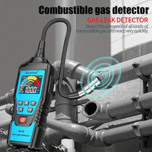 Combustible Gas Leak Detector Flammable Gas Methane Natural Gas Tester Sound Light Alarm Meter Leak Location Determine