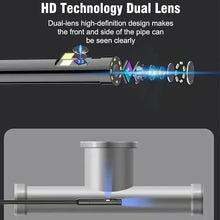 5'' IPS Screen Dual Lens Endoscope Camera, Borescope Inspection Camera, Snake Camera, 7.9mm 2m Endoscope Camera, Suitable For Cars, Pipes, Walls