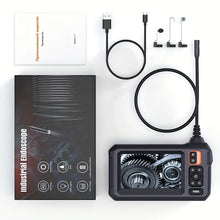 Endoscope Camera with Light - Inspection Borescope Camera with 4.3" IPS Screen, 1920P HD Snake Camera with 8 LED Lights, 16.4FT Semi-Rigid Cord Bore Scope, IP67 Waterproof Endoscope for Sewer