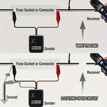 Viagtool V210 professional automotive circuit tester, short circuit open circuit detector, probe detection, cable breaker tracker, circuit fault, DC 6-42V, automotive diagnostic tool, fast automatic identification