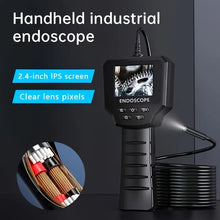 5M Long Flexible Mechanical Fiber Optic Snake Camera - 1080P Bi-directional Articulated Industrial Inspection Camera With LED Light, Dual Power Mode, And Rechargeable 2600mAh Battery For Wall And Car Inspections