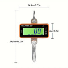 1500kg/3306lbs Digital Hanging Crane Scale With 65ft Remote Control Heavy Duty LCD Industrial Hook Scale