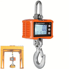 Heavy Duty Digital Crane Scale - 1000KG (2204lbs) with LCD Backlight, Unit Change, Data Hold, Tare, and Zero - Ideal for Construction Sites, Travel, Markets, and Fishing