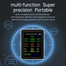 New Air Quality Meter 9in1 PM2.5 PM10 TVOC HCHO AQI Temperature Humidity Tester