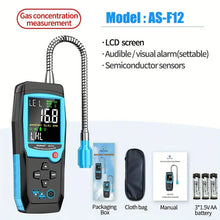 Aicevoos Digital Combustible Gas Leak Detector Flammable Gas Methane Natural Gas Tester Sound Light Alarm Meter Leak Location Determine