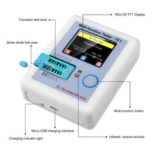"""LCR-TC1 Transistor Tester with 1.8"""" TFT LCD Display - Test Diodes, Capacitors, Resistors, MOSFETs, NPNs, PNPs, and Triacs with Ease"""