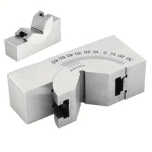 Greensen Milling Machine Precision Parts Adjustable Degrees Angle Gauge AP30 Angle V Block Micro Adjustable Angle Block Stainless Steel Precision Adjustable Angle Gauge 75x25x36mm For Milling Lathe Machinist Tools