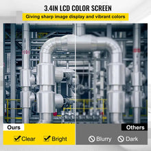 VEVOR Sewer Camera, 32.8FT 4.3" Screen, Pipeline Inspection Camera with DVR Function & Snake Cable, Waterproof IP68 Borescope with LED Lights, Industrial Endoscope for Home Wall Duct Drain Pipe Plumb