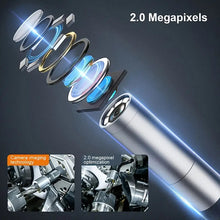 1pc, 5 Inches IPS Screen 360degree Two-Way 8.5mm Industrial Endoscope Dual/Single Lens Endoscope Camera, Auto Repair Plumbing House Auxiliary