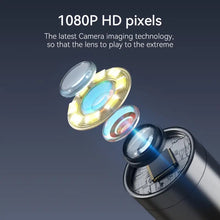 Industrial Endoscope, 8mm Digital Borescope Inspection Camera 4.3 Inch IPS LCD Screen Snake Camera 1/5/10m Semi-Rigid Cable, Auto Repair Plumbing House Auxiliary Inspection