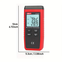 1set Mini Digital Thermometer Dual K/J Type Thermocouple Thermometer High Temperature Tester Meter -50℃ To 1200℃