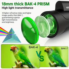 80x100 HD Monocular Telescope High Powered for Adults with BAK4 Prism & FMC Lens, Lightweight with Smartphone Adapter - For Bird Watching, Hiking, Traveling, Concert