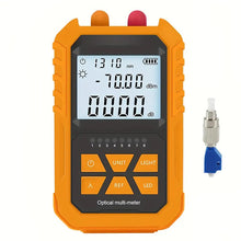 4 In 1 Optical Power Meter Network Cable Tester Fiber Tester VFL Visual Fault Locator Fiber Optic Tester OPM (FC/LC Adapter And AAA Battery Included)