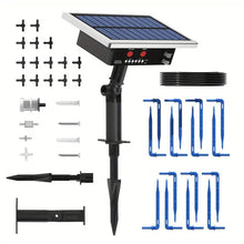 RAINTPOINT Solar Automatic Drip Irrigation Kit System, Solar Garden Watering System With 100% Anti-Siphoning Device, Easy DIY Plant Watering Controller With 6 Timing Modes For 10-15 Potted Plants (Withe-BSV-IC012)