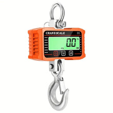 Digital Hanging Scale 1000kg/ 2204lbs Portable Heavy Duty Crane Scale LCD Backlight Industrial Hook Scales Unit Change/ Data Hold