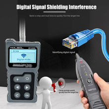 KOLSOL NF-8209 LCD Display Measure Length Lan Cable POE Wire Checker Cat5 Cat6 Lan Test Network Tool Scan Cable Wiremap Tester