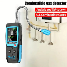 Aicevoos Digital Combustible Gas Leak Detector Flammable Gas Methane Natural Gas Tester Sound Light Alarm Meter Leak Location Determine